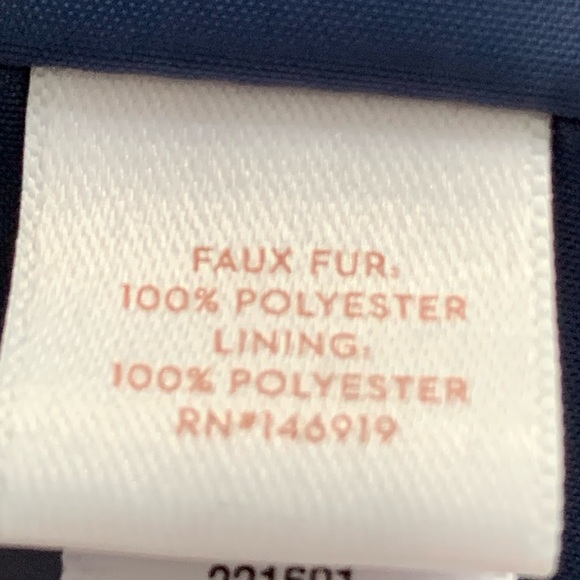 LAUREN CONRAD Women’s Dark Slate Blue Pink Long Sleeve Shaggy Moto Jacket - Picture 10 of 12